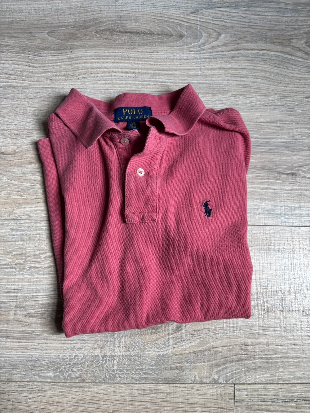 Polo by Ralph Lauren Salmon color Polo with Embroidered Pony